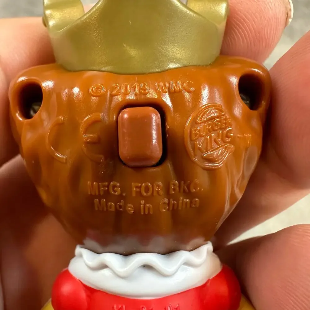 Burger King Junior King Kid's Meal Toy - Feisty Pets - The King - 2019